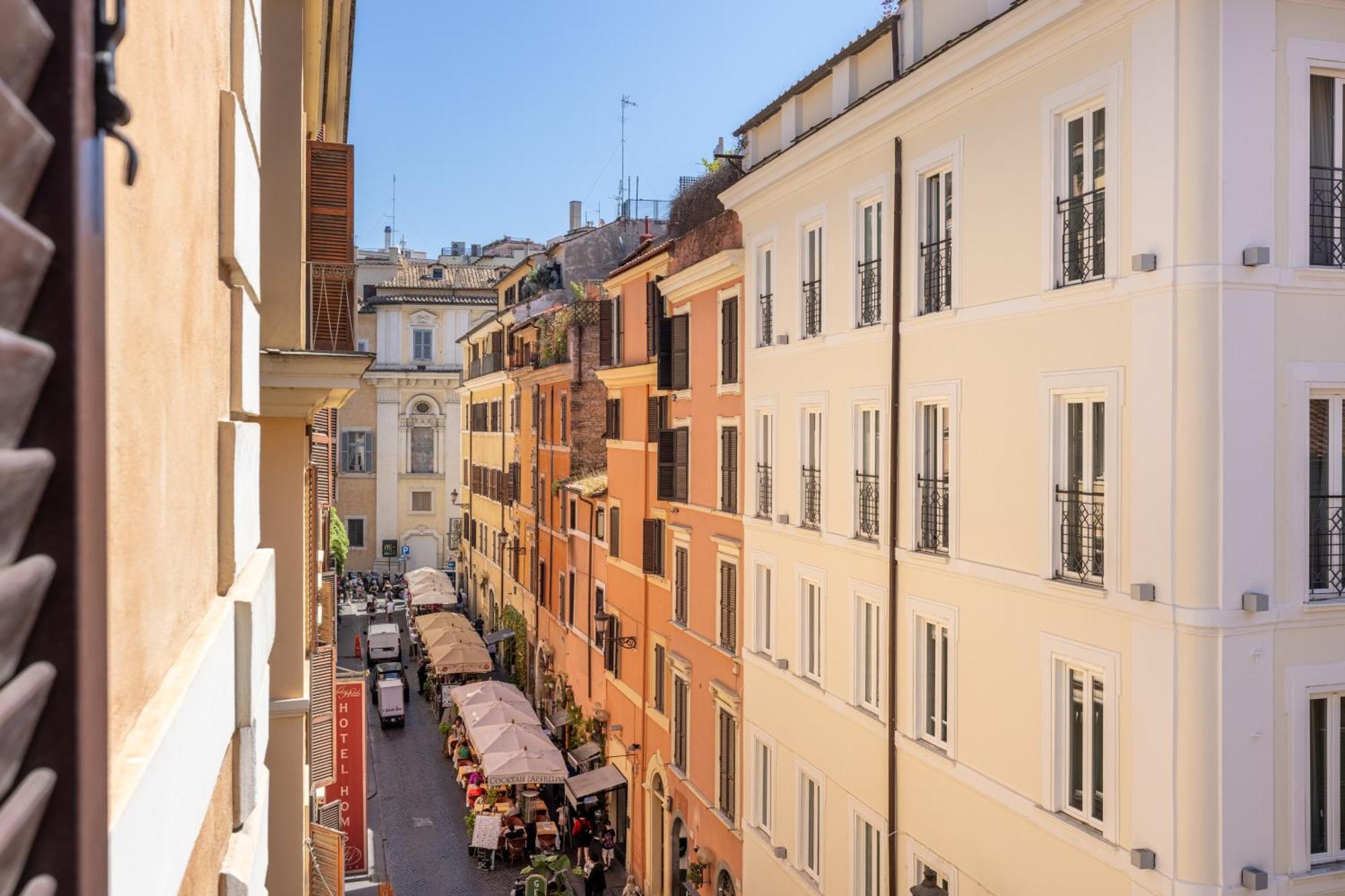 Charming Apartment At Spanish Steps, No Elevator Rom Eksteriør billede